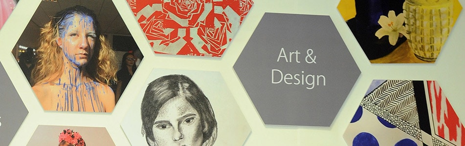 art & design display board
